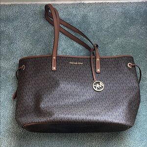 Michael Kors Dark Brown Signature Tote